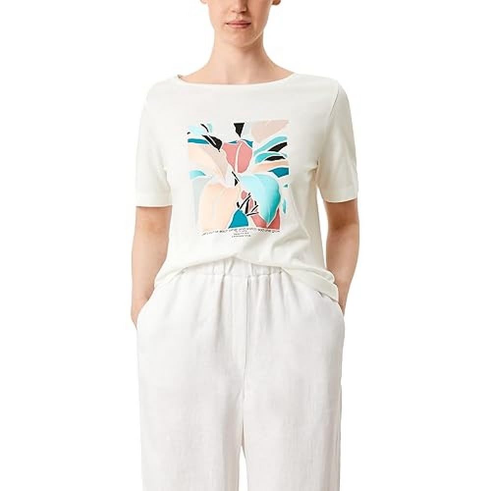 s.Oliver BLACK LABEL Damen T-Shirt 32 Orange, 32 Orange