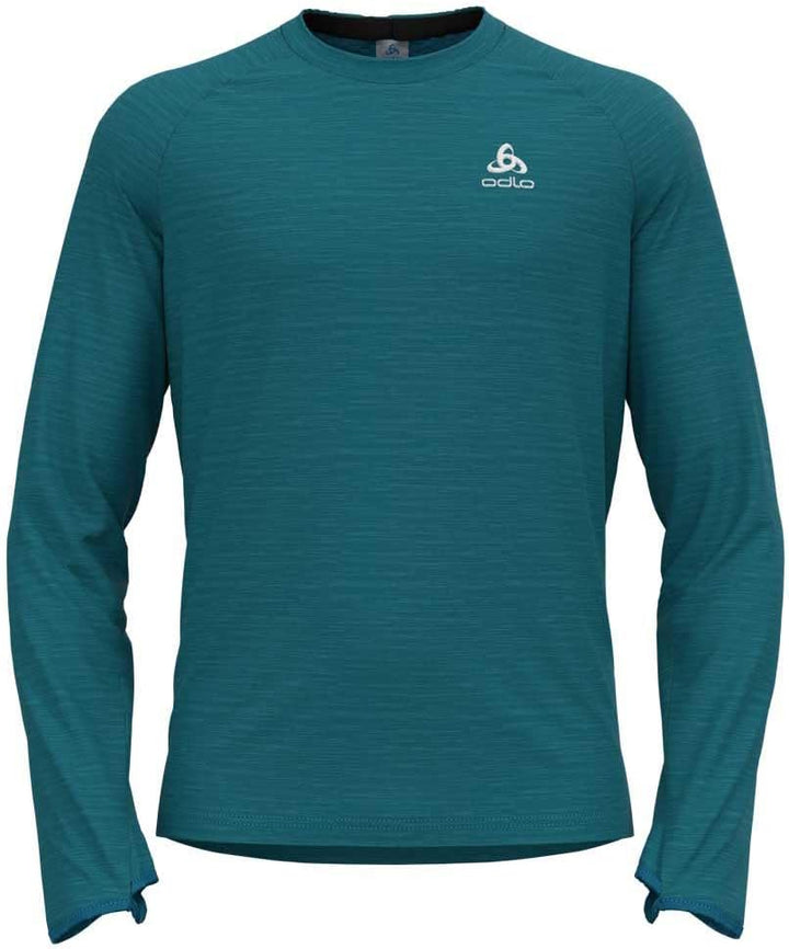 Odlo Damen Run Easy Warm_313612 Sweater (1er Pack) S Saxony Blue Melange, S Saxony Blue Melange