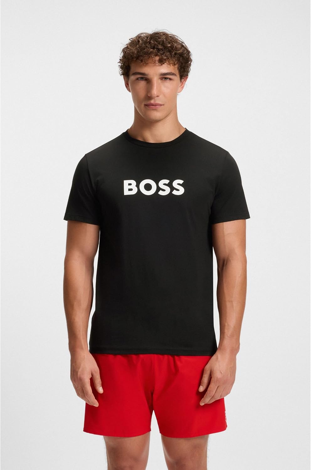 BOSS Herren Rn Beach_T_Shirt XS Black1, XS Black1