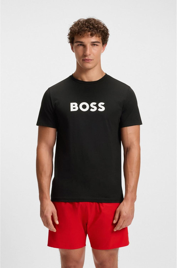BOSS Herren Rn Beach_T_Shirt XS Black1, XS Black1