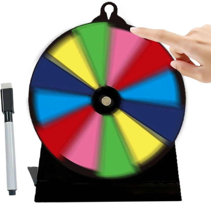 Spinnings Preisrad – 12 Slots Spinner Preisrad | - mit Marker | Tisch B, B
