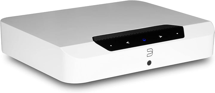 Bluesound Powernode Edge Kompakter Kabelloser Hochauflösender Multiroom Musik-Streamer - Weiss White