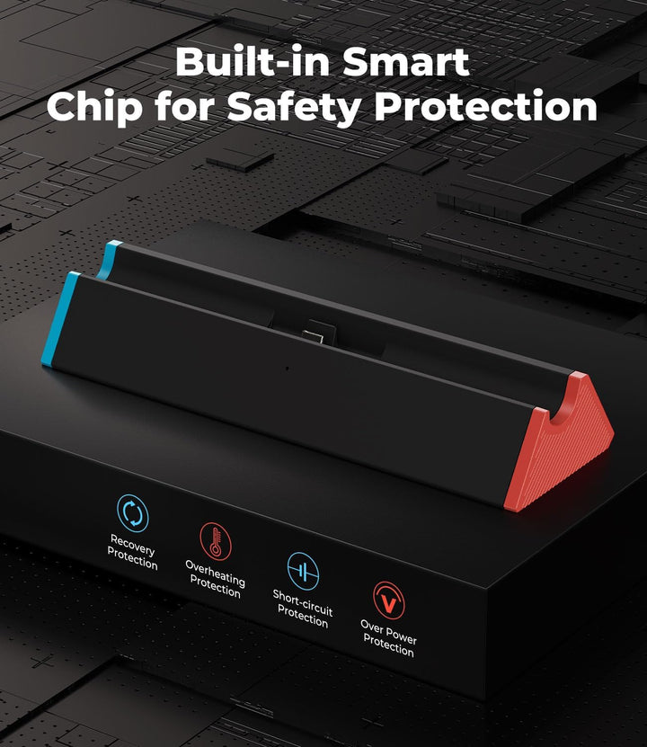 SiWiQU Switch 2 Docking Station, Tragbar TV Dock Nur Kompatibel mit Nintendo Switch 2 Konsole Ladest