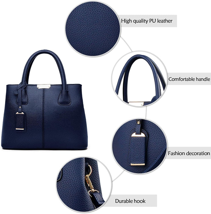 DIRRONA Elegant Damen Handtasche Schultertasche Gross Kapazität Umhängetasche Beiläufig Reise Tasche
