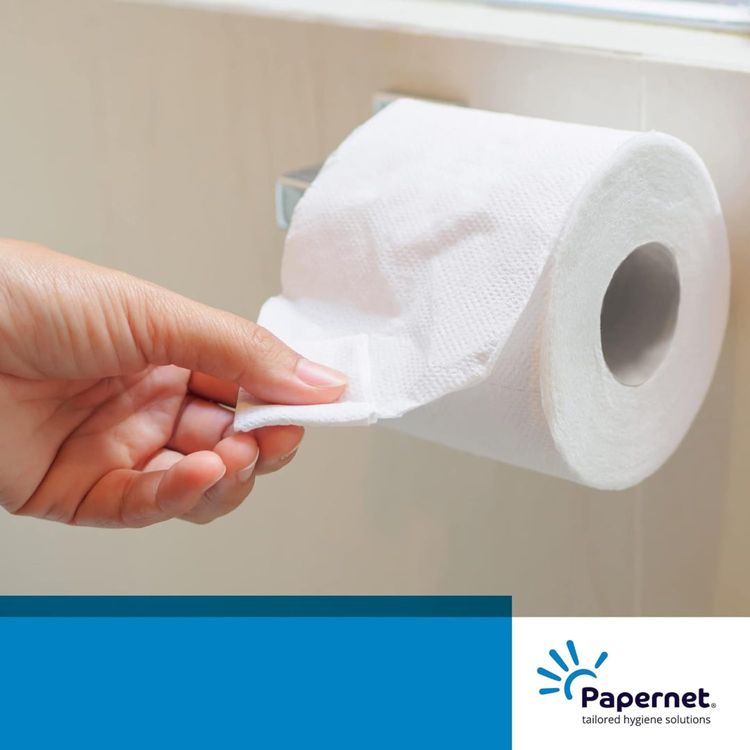Papernet Kleinrollen - Toilettenpapier: Kleinrollen - Toilettenpapier Bio Tech, Weiss, 12 Verpackung