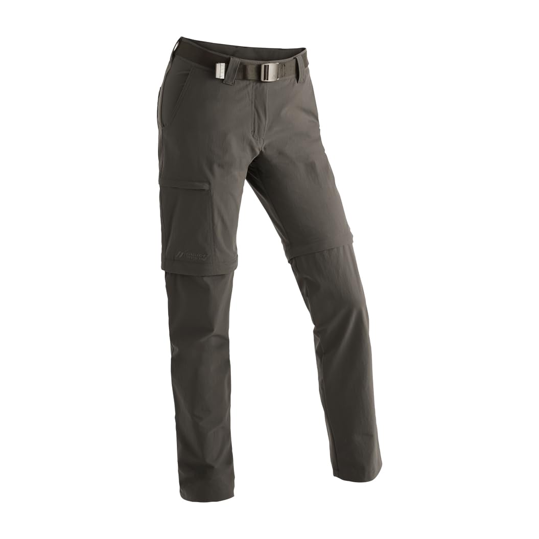 Maier Sports Inara Slim Zip, Damen Wanderhose, Wasserabweisende Hose für Trekking und Hiking, Enganl