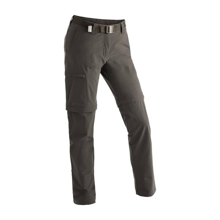 Maier Sports Inara Slim Zip, Damen Wanderhose, Wasserabweisende Hose für Trekking und Hiking, Enganl