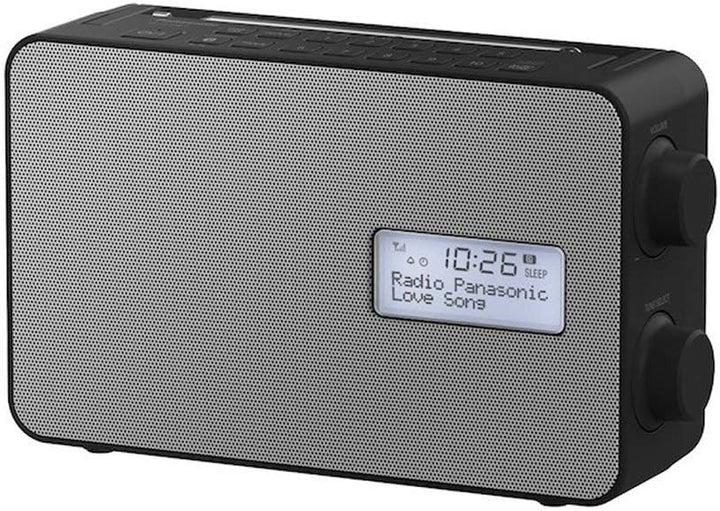 Panasonic RF-D30BTEG-K DAB+ FM-Radio, Bluetooth, IPX4, Küchentimer, Aufladen des Smartphones über US