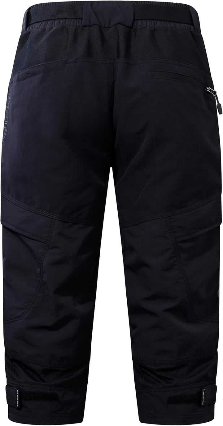 Endura Hummvee II 3/4 Lined Mens Mountain Bike Shorts Schwarz M, Schwarz M