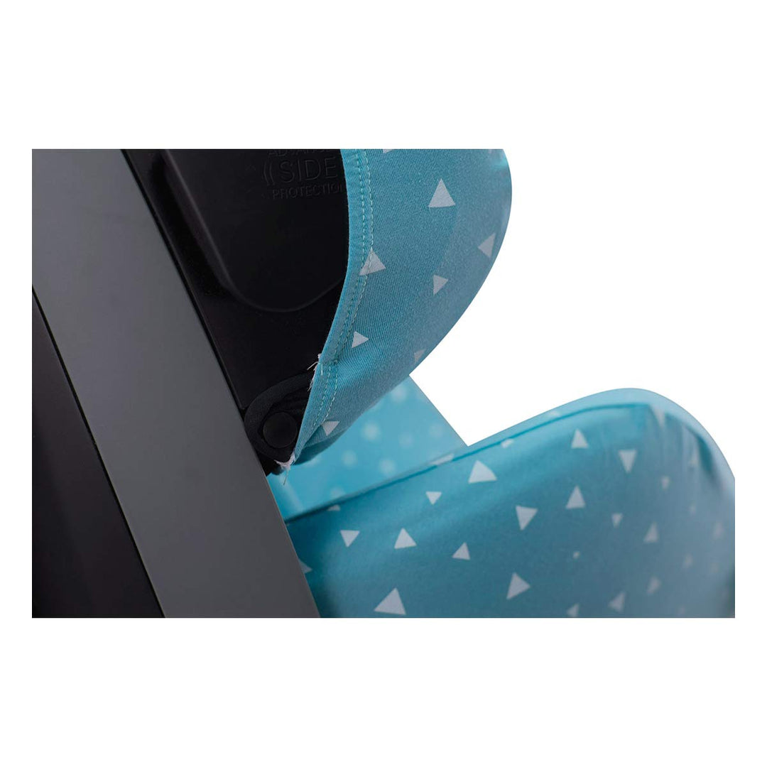 JYOKO Kids Baumwollbezug kompatibel mit Maxi Cosi Recaro Zero, I-Size (Autositzbezug, Blue Sparkles)