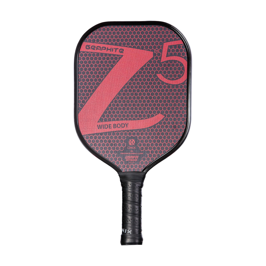 Onix Pickleball-Paddel aus Kohlefaser, Graphit, Z5, mit gepolstertem Komfortgriff, USA Pickleball zu