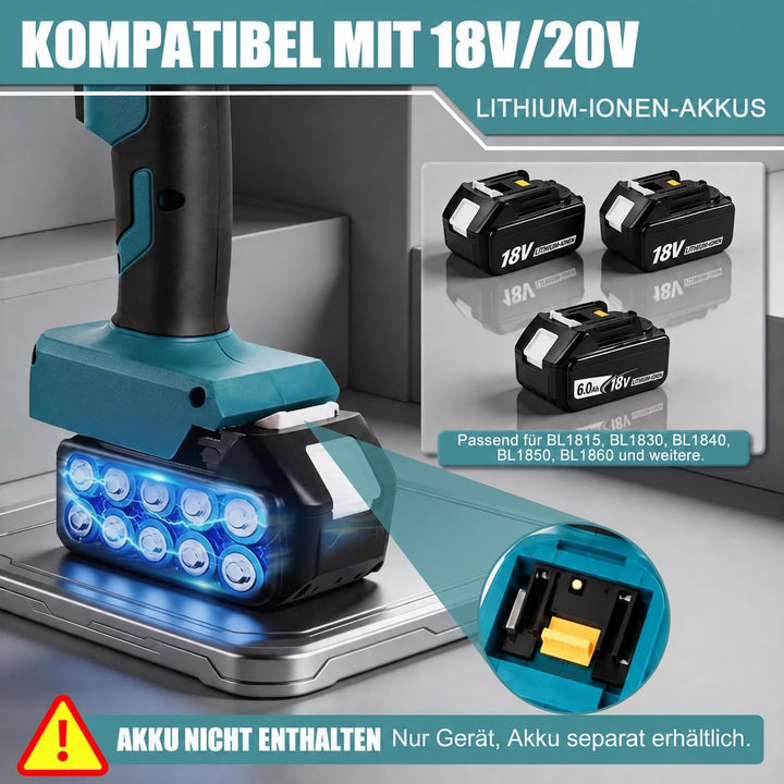 Elektrische Wandglättmaschine 1680W, 6 Variable Geschwindigkeiten