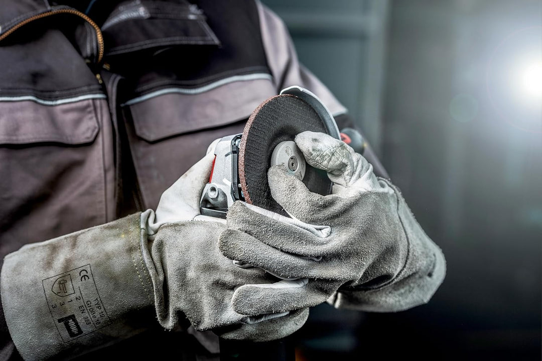 metabo Winkelschleifer WEV 17-125 Quick - 1700 W, 125 mm, VTC Elektronik, Schnellspannmutter, werkze