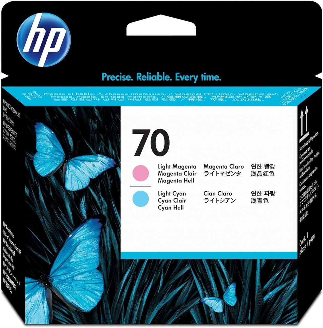 HP 70 (‎C9405A) Original Druckkopf, DesignJet, Magenta hell/Cyan hell