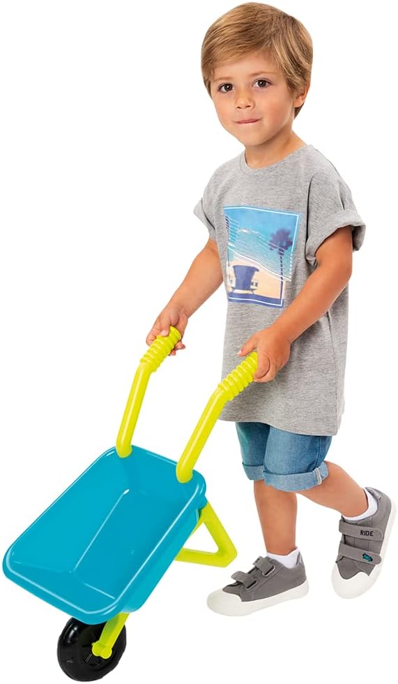 Spielzeug Ecoiffier 4585 Garten-Set, 3-in-1: Rasenmäher, Schubkarre, Korb und Gartenzubehör, Gartenw