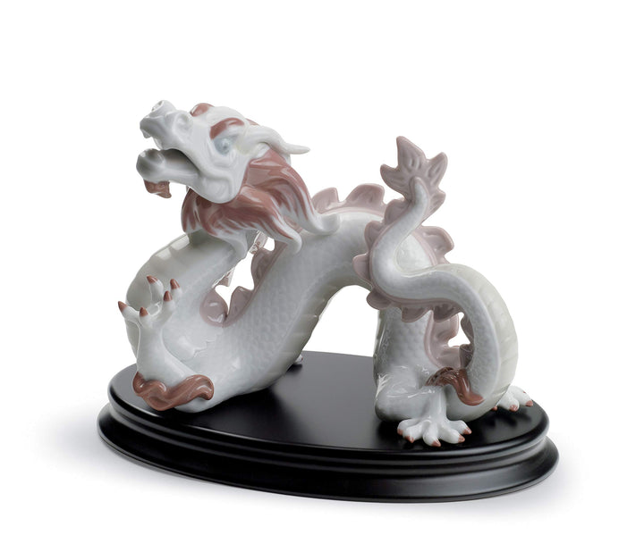 LLADRÓ Figur Chinesischer Drachen. Drachen. Porzellan.