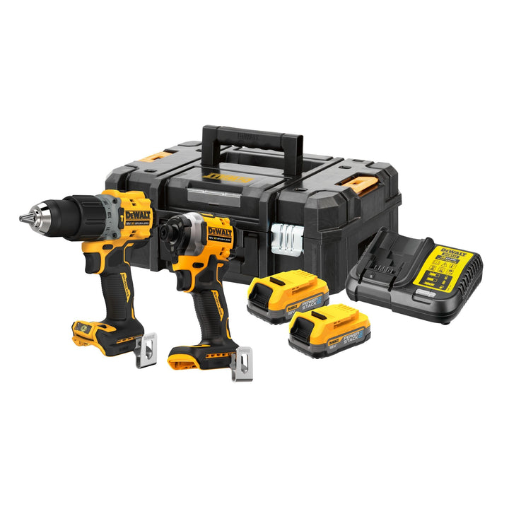 Dewalt 18 Volt Akku-Komobpack DCK2050E2T (mit 1x Schlagbohrschrauber DCD805, 1x ¼“ Schlagschrauber D