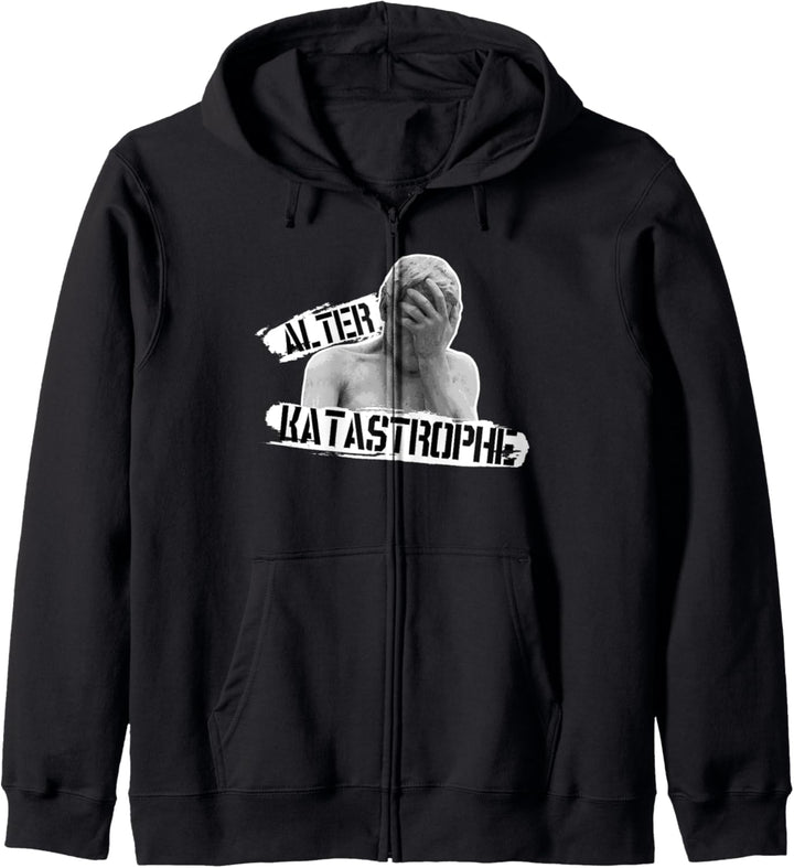Alter Katastrophe Facepalm Lustiges Geschenk Kapuzenjacke