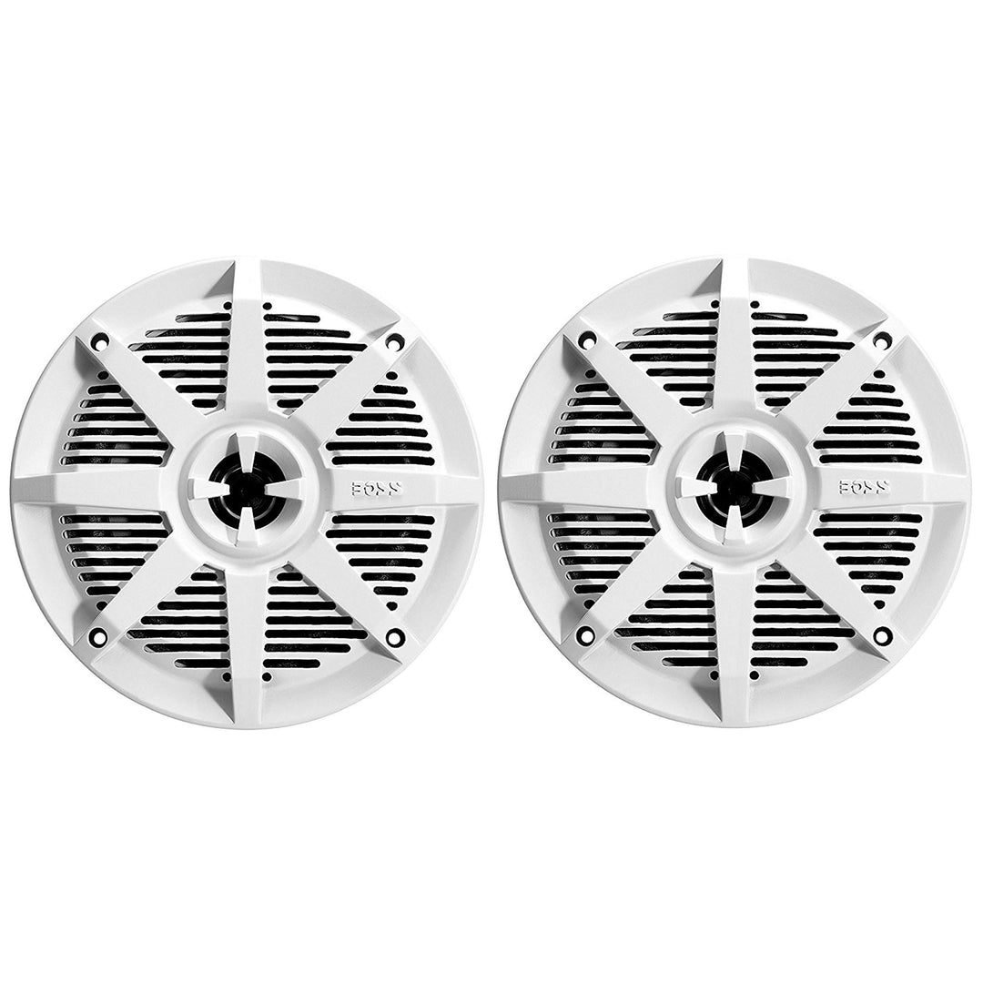 Boss 5.25" 2-Way Coaxial Marine Speaker 150W White 13,3 cm Weiss 150 W MR25W, 13,3 cm Weiss 150 W MR
