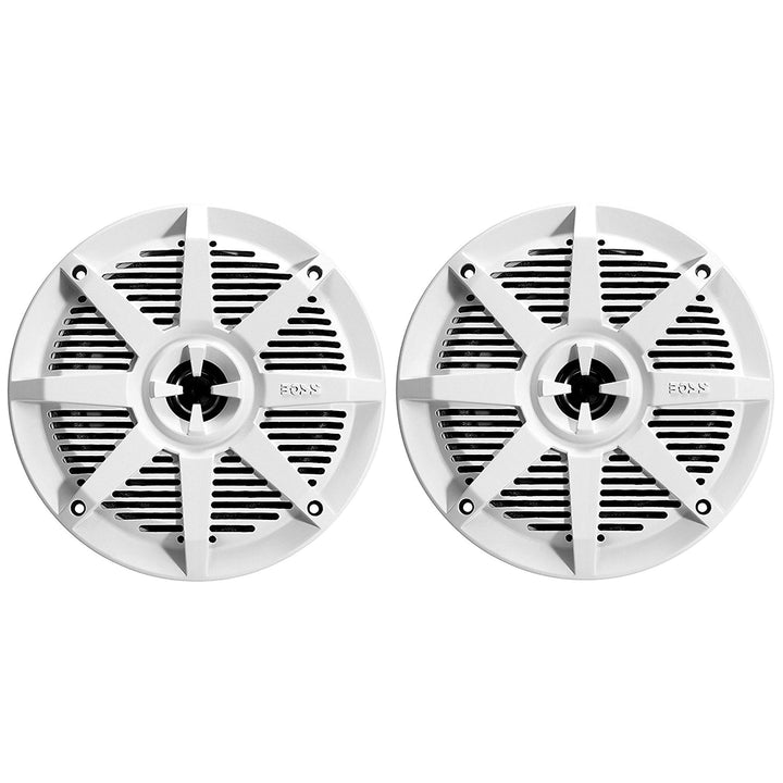 Boss 5.25" 2-Way Coaxial Marine Speaker 150W White 13,3 cm Weiss 150 W MR25W, 13,3 cm Weiss 150 W MR