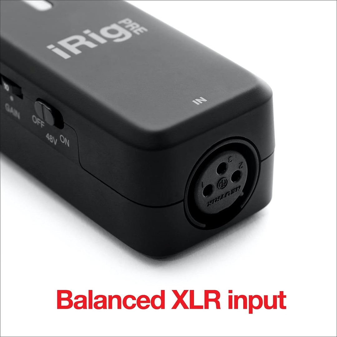 iRig Pre HD - Digital, high definition microphone interface with studio quality preamp, Digital