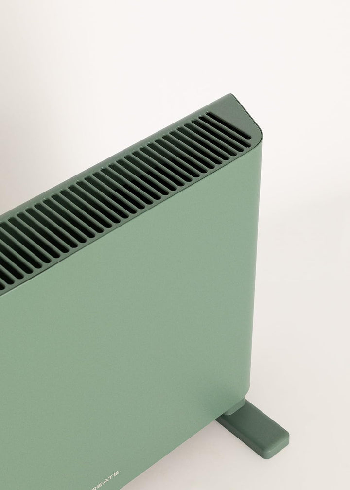 CREATE/WARM HANDY COLOURS/Konvektorheizung Salbeigrün/Ventilator- und Warmluftfunktion, Räume bis zu