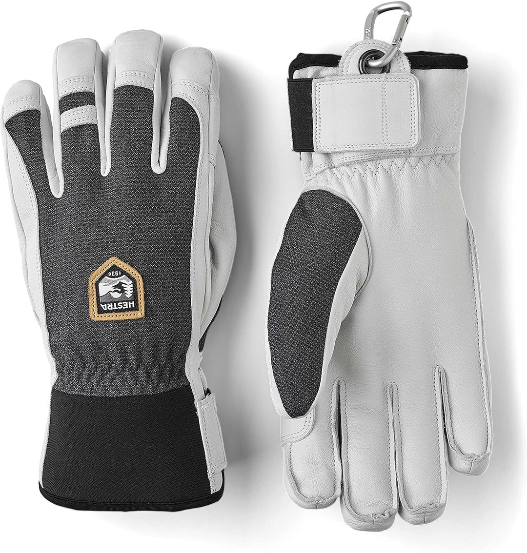 Hestra Ski Army Leather Patrol Winter Cold Weather Gloves Anthrazit 10, Anthrazit 10