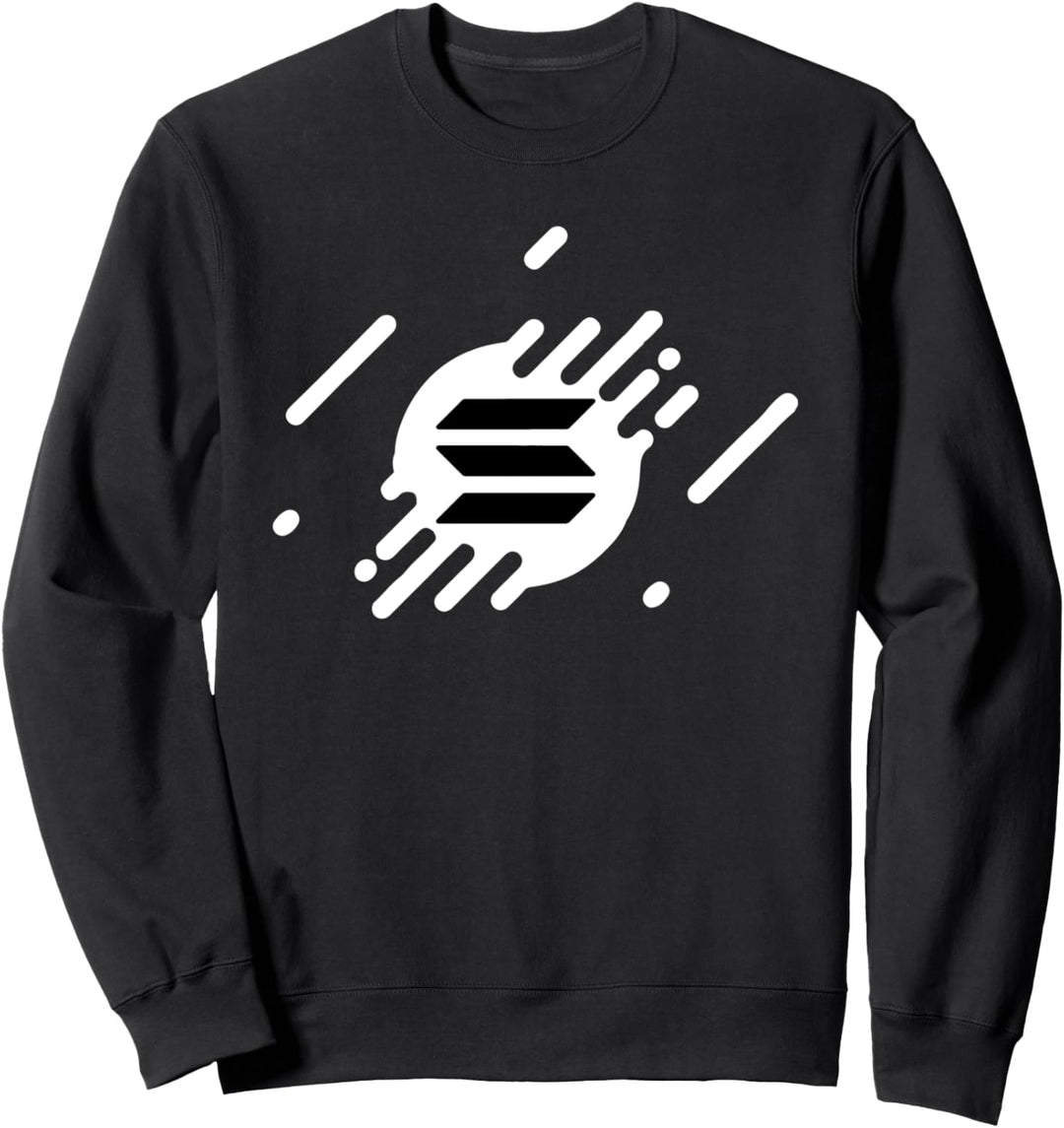 Solana Splash SOL Coin Krypto-Blockchain-Token Sweatshirt