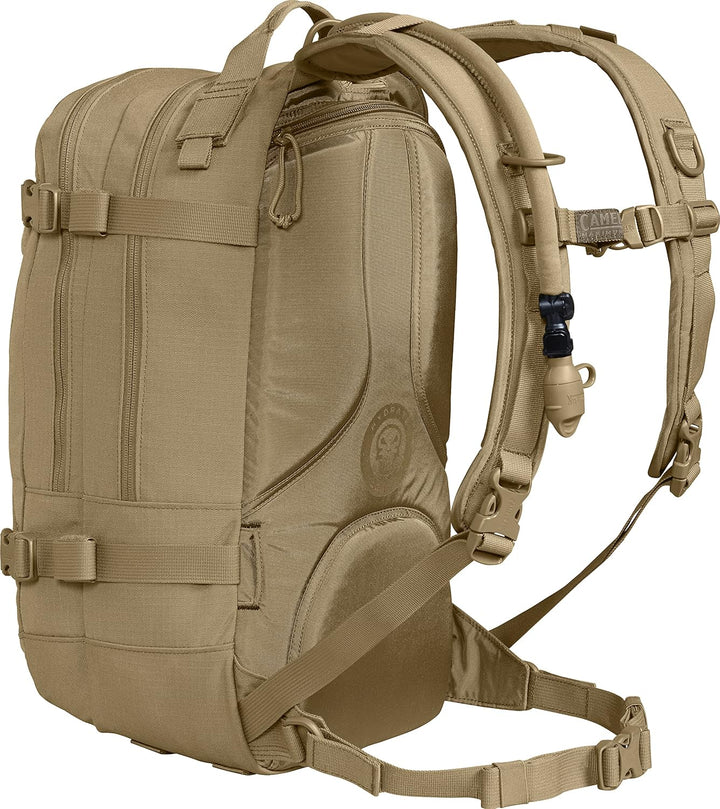 Camelbak HAWG Taktischer Rucksack Trinkrucksack 23L mit Mil Spec Crux 3L Kojote, Kojote