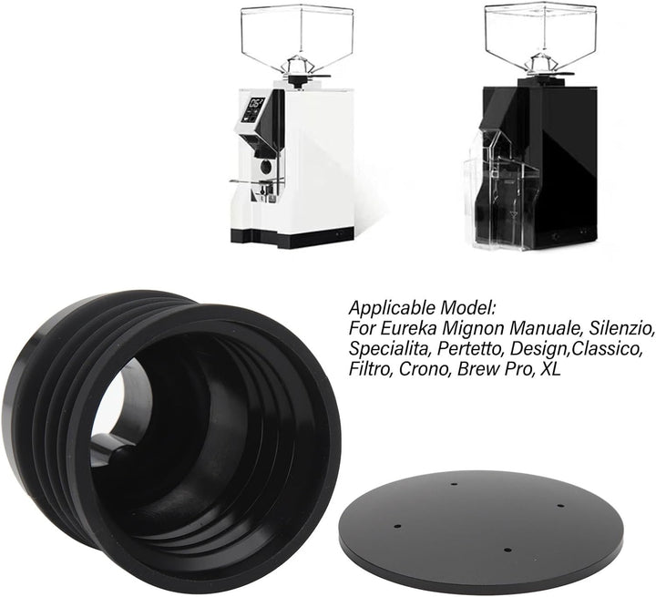 Kaffeemühle Einzeldosistrichter, 2-in-1-Funktion, Handdruck-Kaffeebohnenmühle, Luftblasender Bohnenb