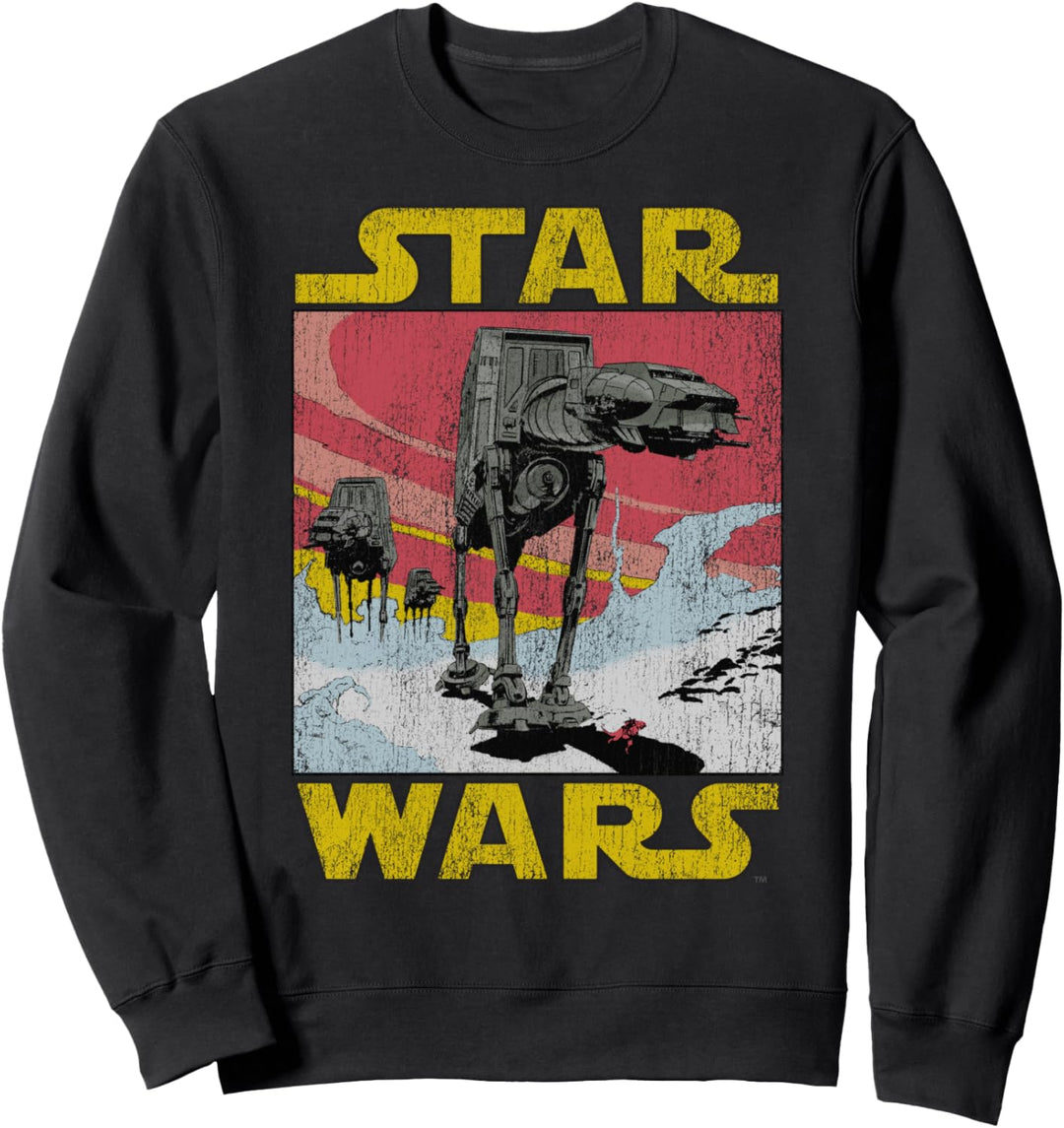 Star Wars AT-AT Walking On Snow Poster Logo Sweatshirt