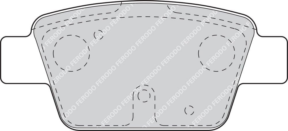 Ferodo FDB1469 PREMIER Bremsbelagsatz, Scheibenbremse - (4-teilig) - (4 Stück)