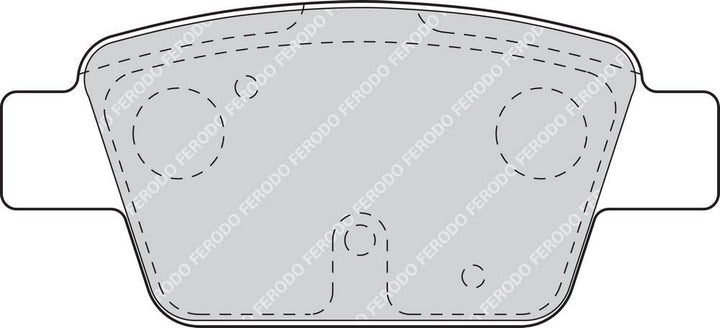 Ferodo FDB1469 PREMIER Bremsbelagsatz, Scheibenbremse - (4-teilig) - (4 Stück)