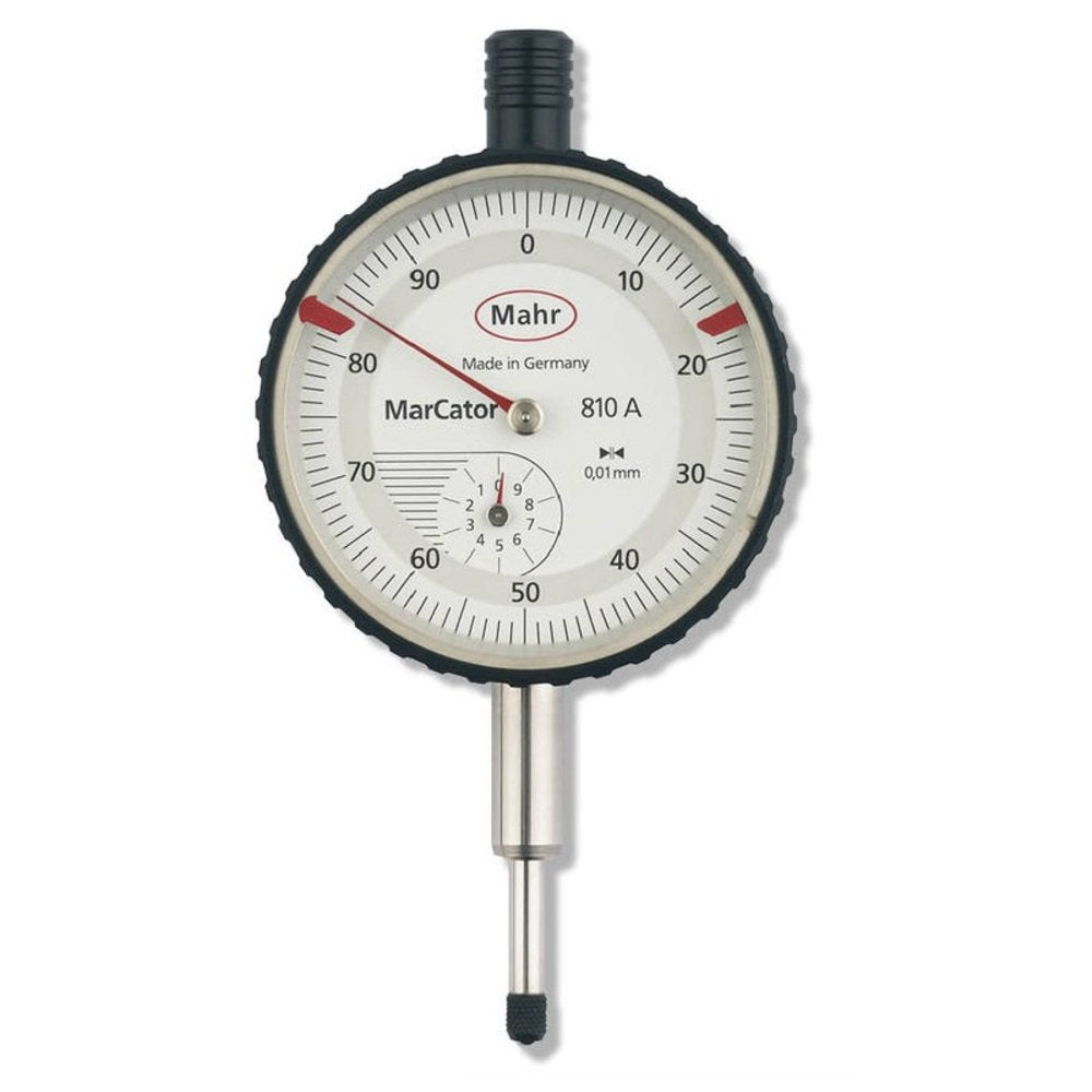 Messuhr Mahr Analog MarCartor 810 A Messspanne: 0-10 mm Ablesung: 0,01 mm