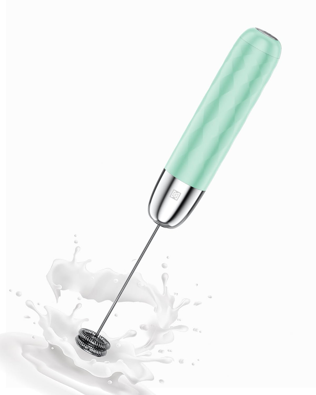 Maestri House Wiederaufladbarer Milchaufschäumer, Elektrischer Hand-Schaumbereiter, Abnehmbarer Edel