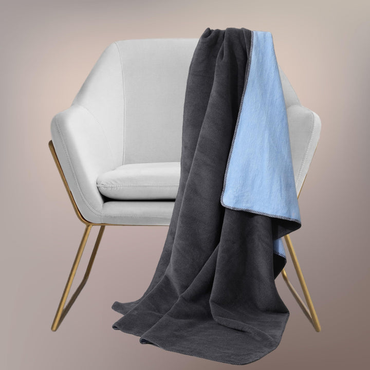 sei Design Plaid Kuscheldecke flauschig Tagesdecke, Dicke Sofa Decke, Baumwolldecke hochwertige Vera