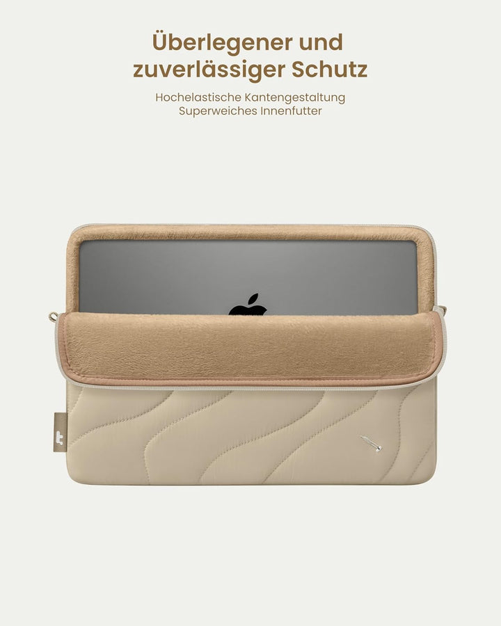 tomtoc Gesteppte Laptop Tasche Hülle für 13-Zoll Neu MacBook Air 2024-2018 M3/A3113 M2/A2681 M1/A233