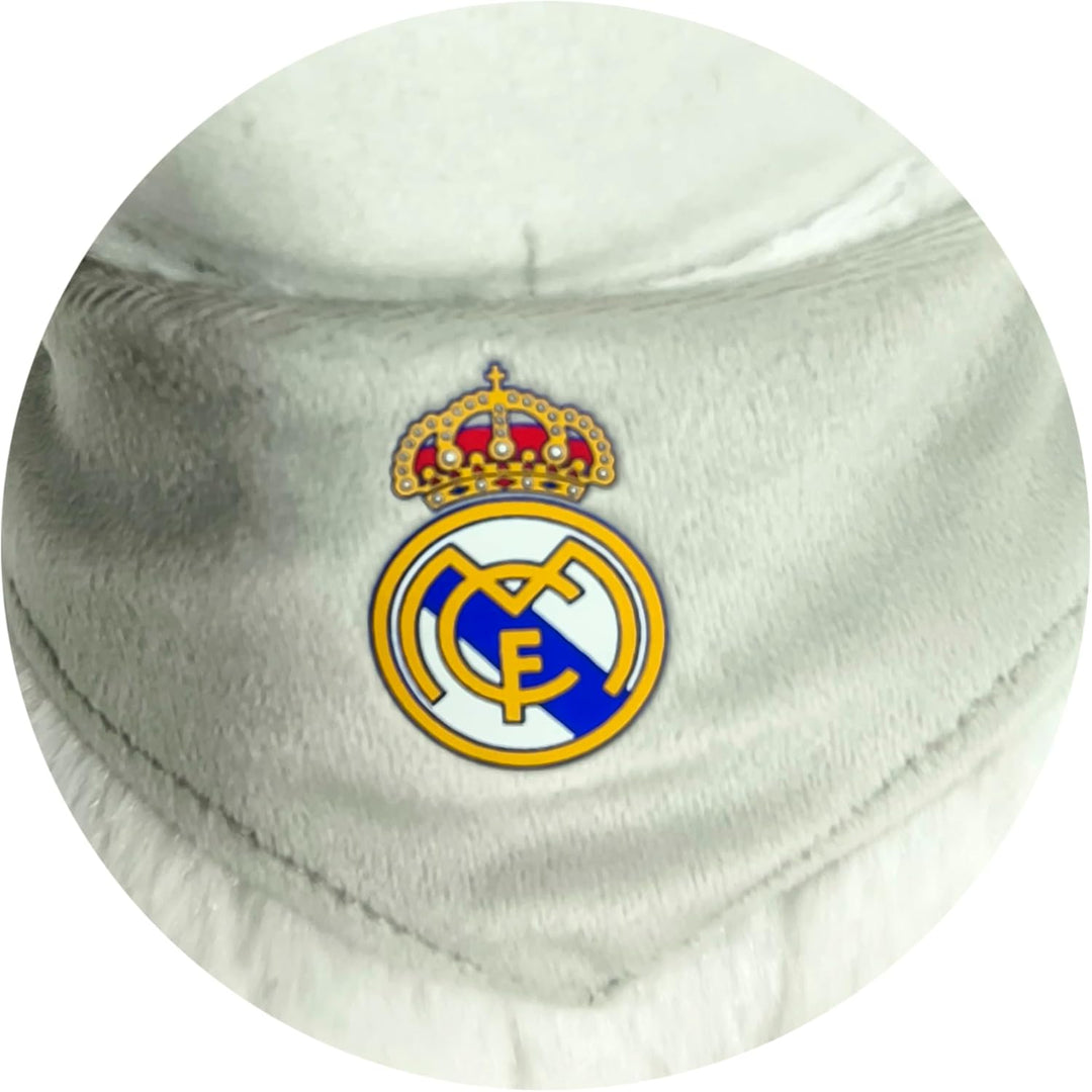 CyP Brands Real Madrid Plüschpuppe, Eisbär, 30 cm, Weiss, offizielles Produkt