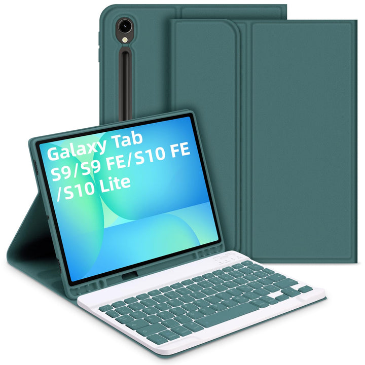 Bettdow für Samsung Galaxy Tab S10 Lite/S10 FE 10.9" 2025 Tastatur Hülle, Deutsch QWERTZ Layout Abne