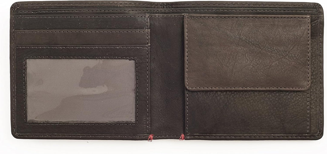 Zippo Herren Zweifachgefaltete Brieftasche Mokka Geldbörse Braun (Mokka) 1x10x11 cm (B x H x T) Brau