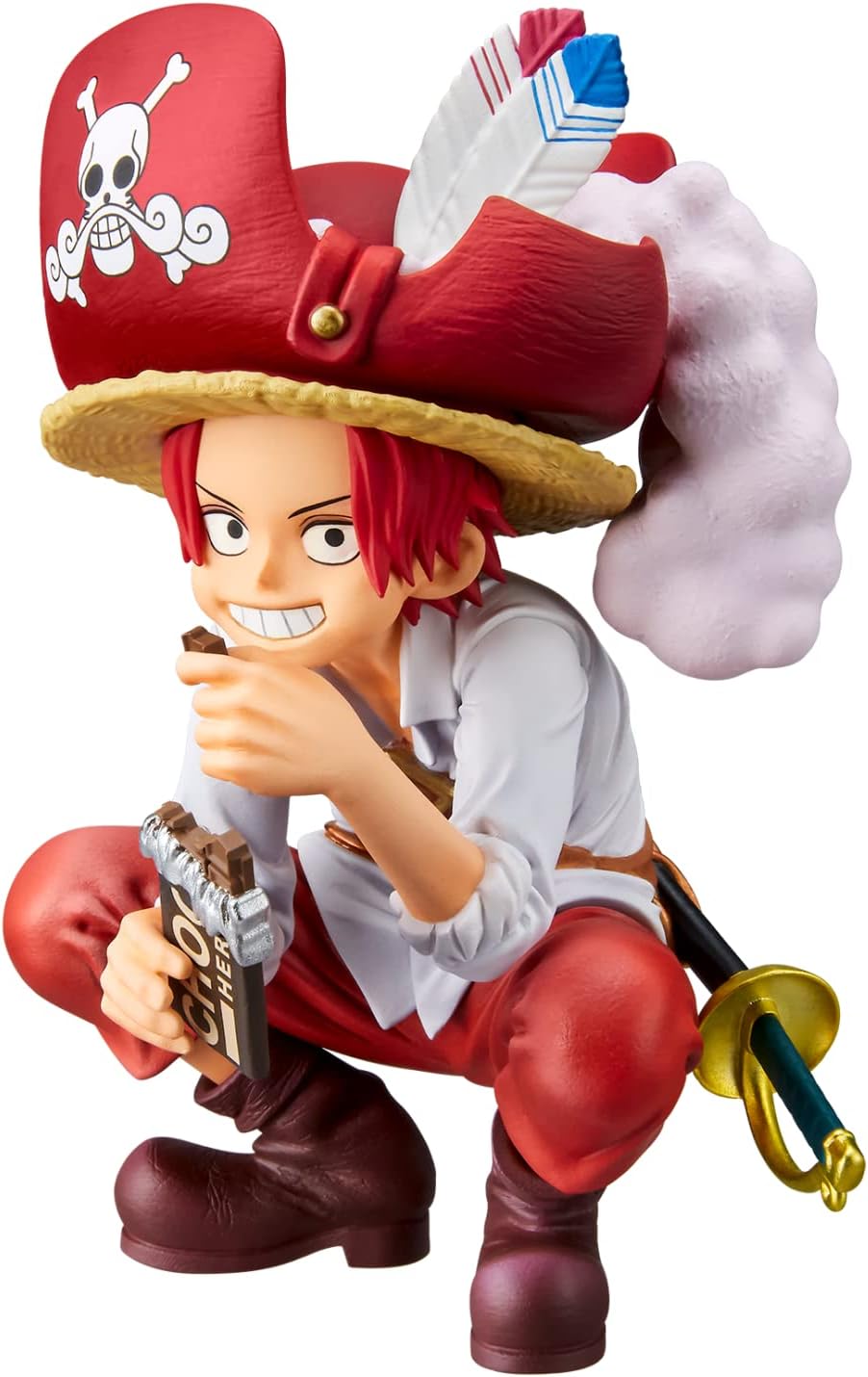 Banpresto ONE Piece - Shanks - The Grandline Kinderfigur, 9 cm