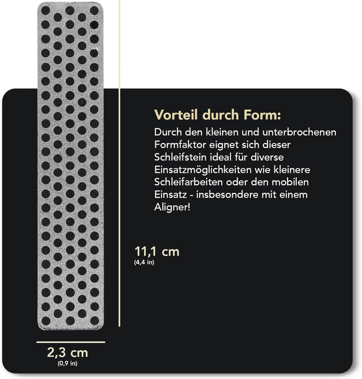 DMT DMTA4X DTM, Diamond Whetstone, Messerschärfer, Schleifstein, Schleifgerät, extra grobe Körnung,