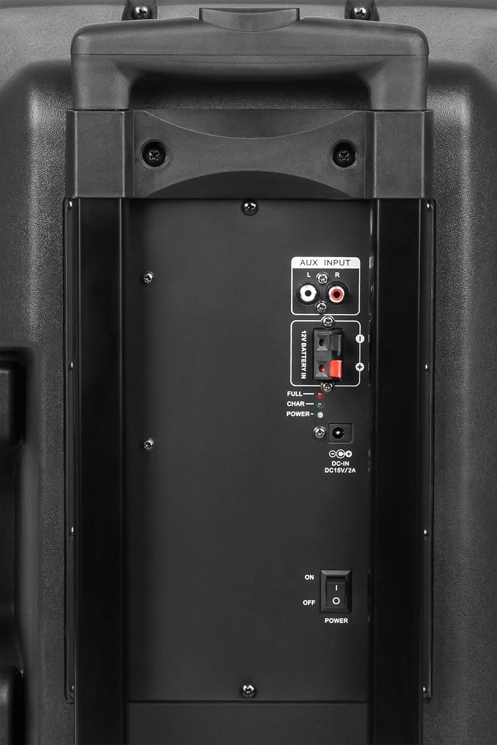 Krüger&amp;Matz KM1712 Aktive Bluetooth-Lautsprecher, PA-DJ-Anlage (2 x Funkmikrofon, SD, FM, USB, Fernb