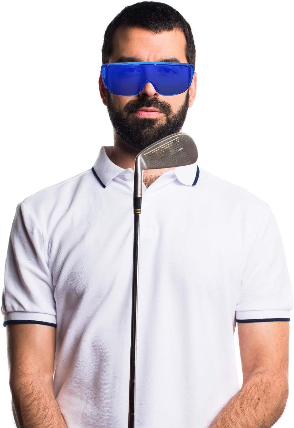 Mad Monkey Unisex – Erwachsene Golfball Finder Brille, Blau, One Size
