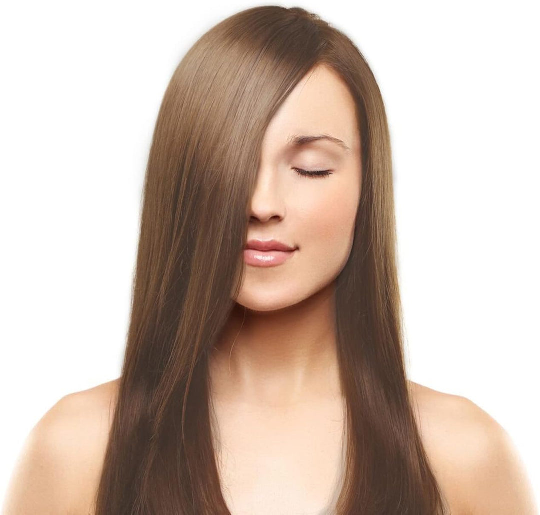 hair2heart Extensions Echthaar Bondings glatt - 50 Strähnen 1g 60cm 8/1 hellblond asch