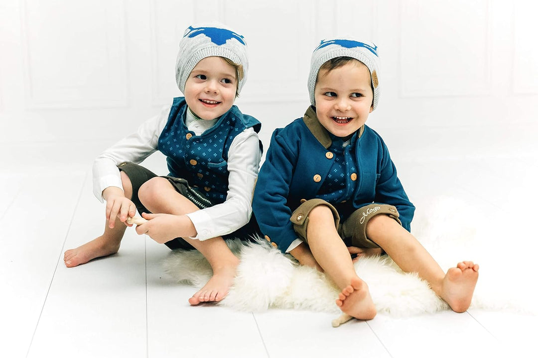 Mogo.cc, Weste oder Jacke Amedeo 86-92 Blau, 86-92 Blau