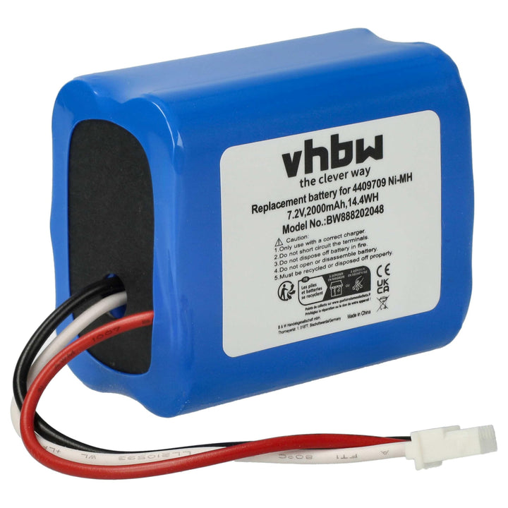 vhbw Akku kompatibel mit iRobot Braava 2000, 300, 380, 380T, 381, 390, 390T Staubsauger Home Cleaner