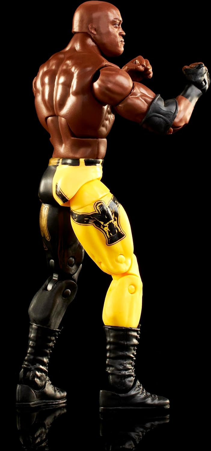 Mattel WWE Bobby Lashley Elite Collection Actionfigur mit Zubehör, Artikulation und naturgetreuem De