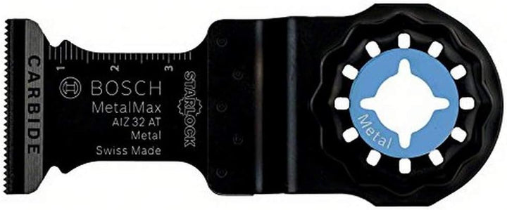 Bosch Accessories Karbid Tauchsägeblatt Metall für Multifunktionswerkzeuge Starlock (AIZ 32 AT)