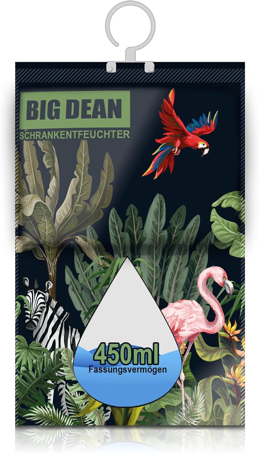 BigDean 30er Pack XL Luftentfeuchter Kleiderschrank - je Beutel bis zu 450ml Entfeuchter Schrank ohn